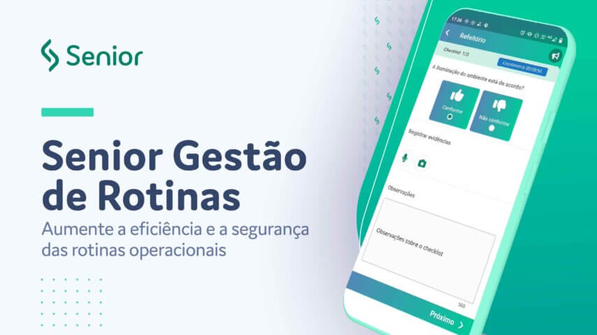 Aplicativo de checklists, gestão de rotinas