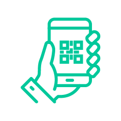 Registro com leitura de QR Code