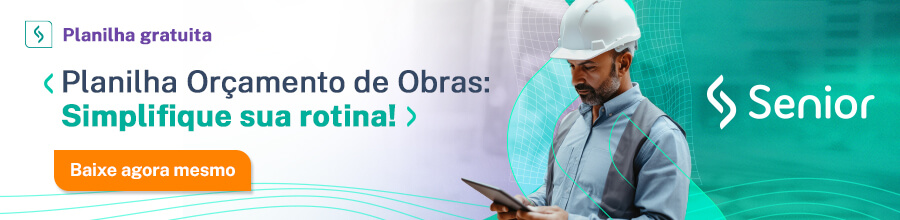 Banner Planilha Orçamento de Obras
