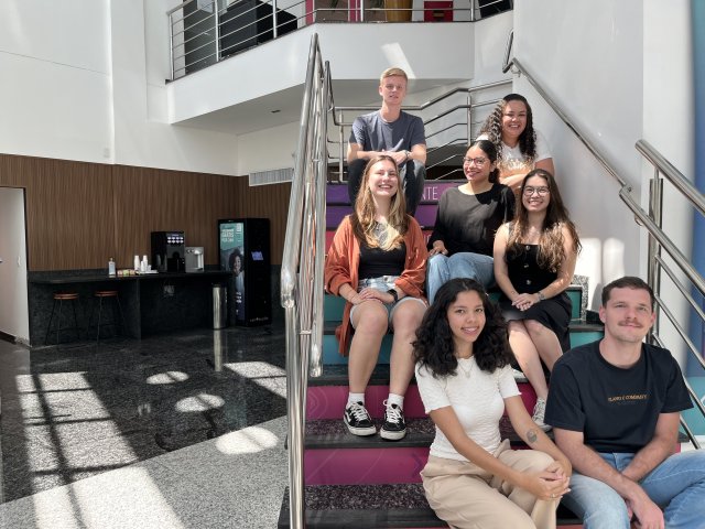 Turma de estagiários efetivados na Senior Sistemas