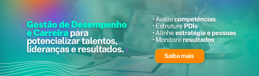 Banner apresentando sistema de gestão de desempenho e carreira, parte do plano de cargos e salários