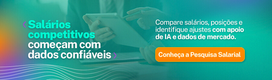 Banner apresentando sistema de pesquisa salarial, que auxilia no recrutamento e seleção