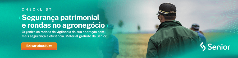 Banner checklist de segurança patrimonial e rondas