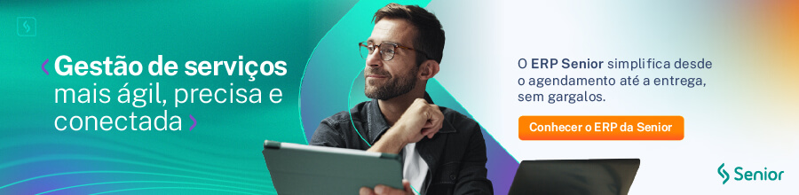 Banner ERP segmento Serviços